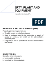Property, Plant and Equipment: Leonel Brandon Acosta, CPA