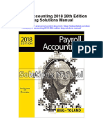 Payroll Accounting 2018 28th Edition Bieg Solutions Manual