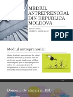 Mediul Antreprenoral Din Republica Moldova