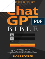 ChatGPT Bible Entrepreneur's Special Edition Unlocking Secret AI-Powered Strategies For Unprecedented Business Growth