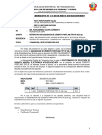 Requerimiento #61 - Reiterativo de Cemento - 3ra Convocatoria