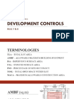 Development Controls