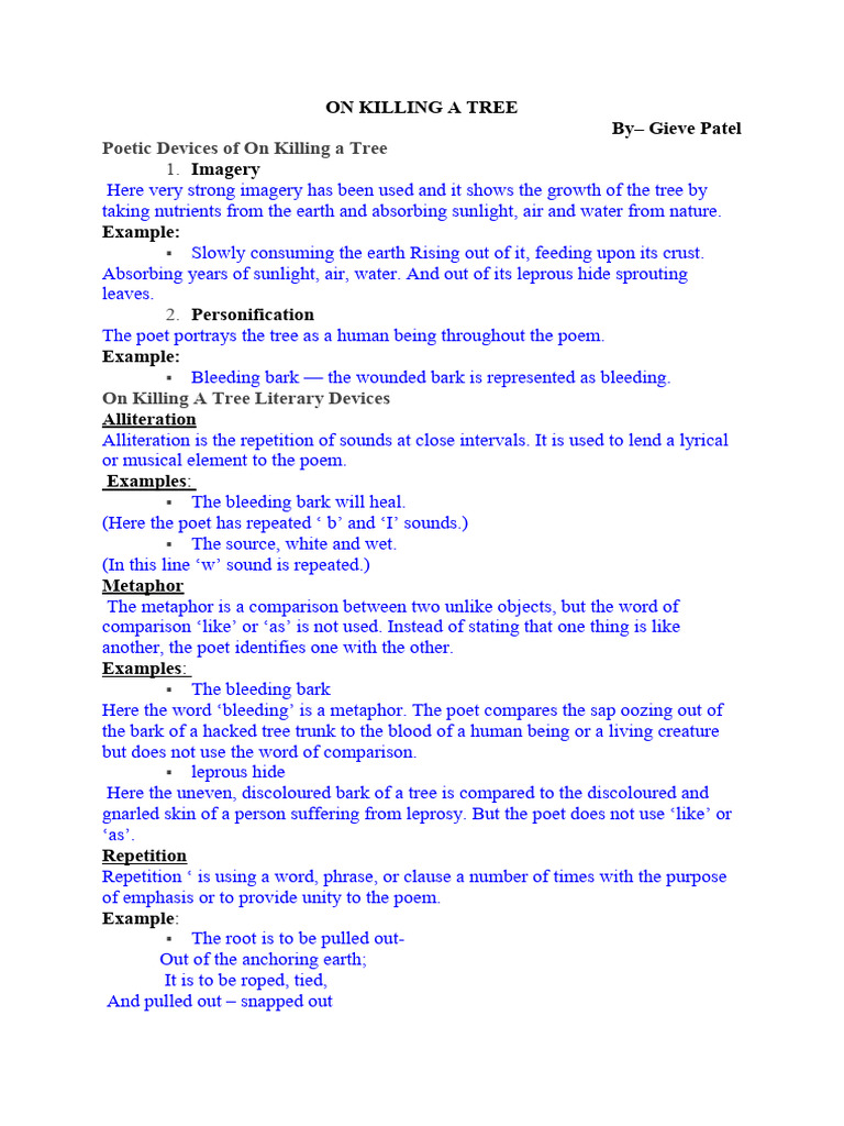 poetic-devices-on-killing-a-tree-pdf-poetry-poetic-devices