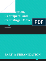 Centripetal and Centrifugal Movements