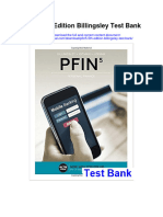 Pfin5 5th Edition Billingsley Test Bank