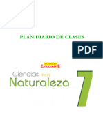 7mo Plan Diario Ciencias de La Naturaleza El Estudiante