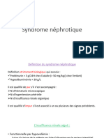 Syndrome Néphrotique