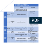 Eczacilik UYM101 Etkinlik Programi Formu Tablosu ENG 23-241-1