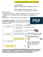 Consignes Choix Solutions Tec Maquette Dimensions