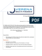 PT Verena Multi Finance TBK: Requirements