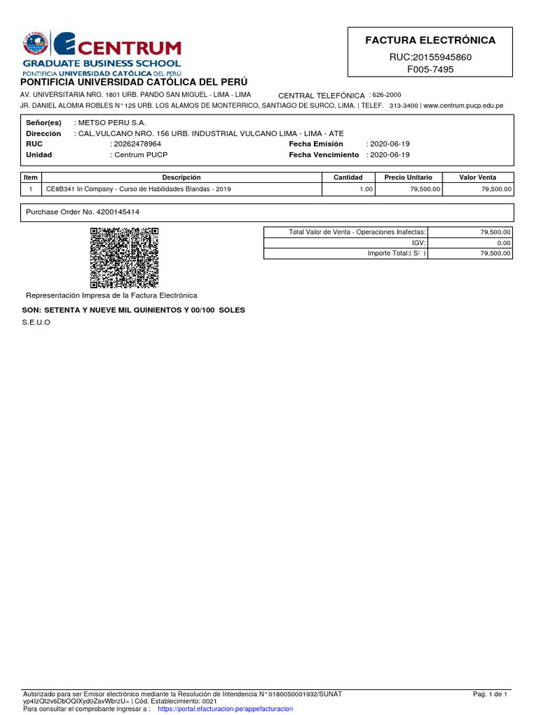 RUC y Datos de Metso Perú S.A. | PDF