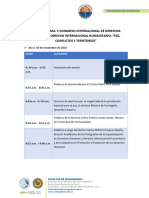 Cronograma V Congreso - UV