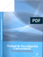 Libro Manual de Investigacion Universitaria