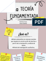 La Teoría Fundamentada