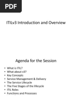 Itilv3 Introduction and Overview