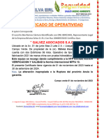 Galvez Asociados Sac Certificado