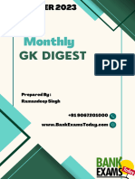 Monthly One Liner GK Digest September 2023 Lyst9662