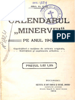 1904 Calendarul Minervei Discurs Regele Carol I