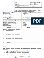 Devoir de Contrôle N°2 Avec correction - SVT - 1ère AS (2013-2014) Mr Mzid Mourad