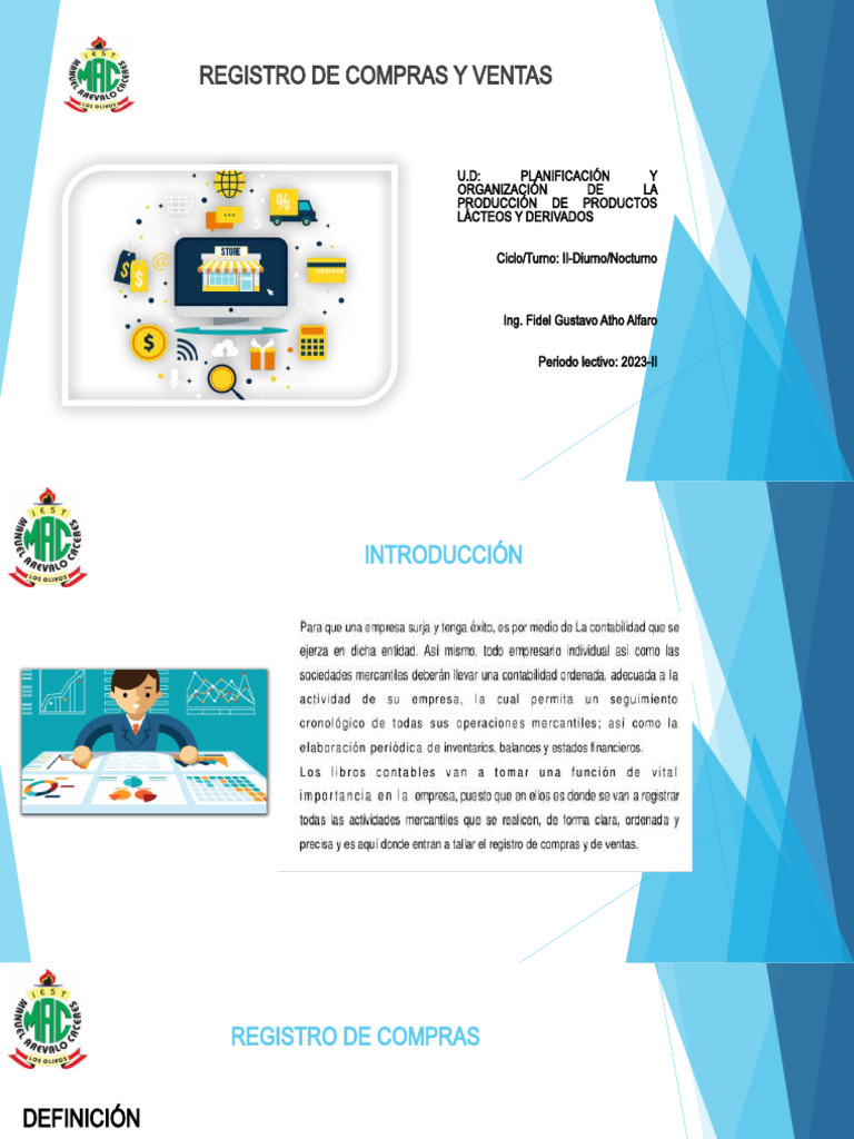 Registro de Compras y Ventas en Contabilidad | PDF