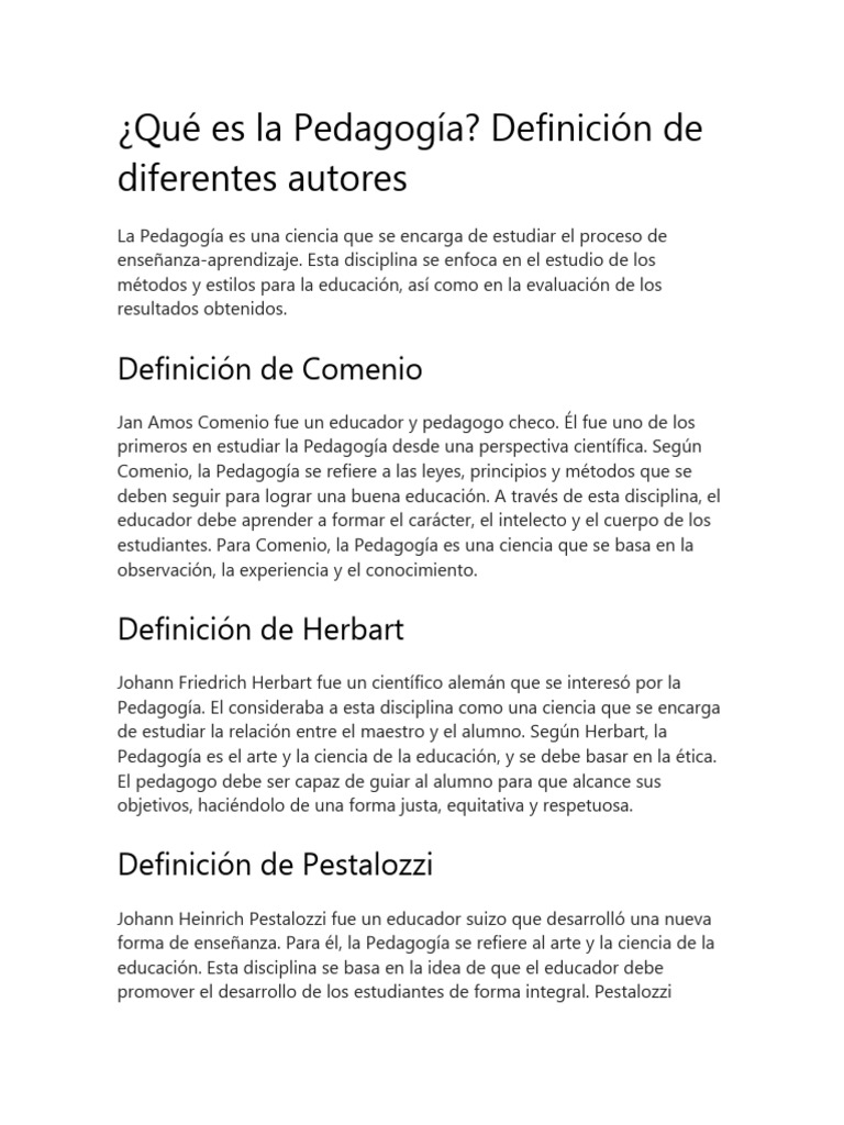 Pedagogía y Didactica | PDF | Pedagogía | Cognición