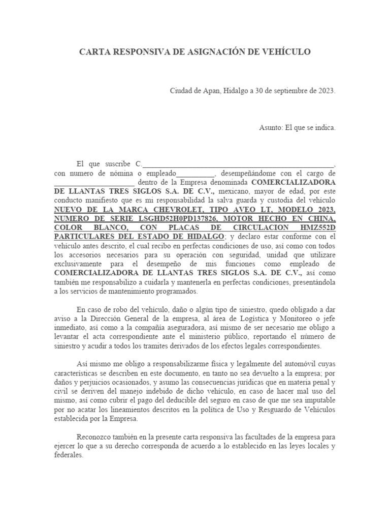 carta-responsiba-de-asignacion-de-vehiculo-descargar-gratis-pdf