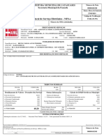 Nota Fiscal de Serviço Eletrônica - NFS-e: Prefeitura Municipal de Cataguases Secretaria Municipal Da Fazenda