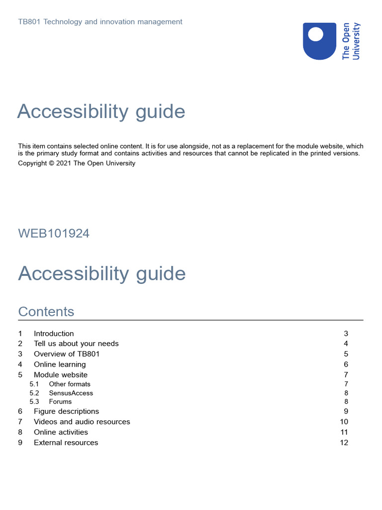 Accessibility Guide Printable | PDF | Accessibility | Websites