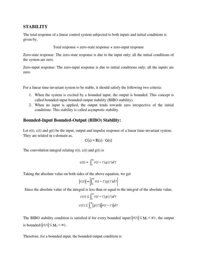 2 - Module3-Routh Stability Criterion | PDF | Stability Theory ...