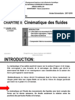 Chapitre II - Cinématique Des Fluides