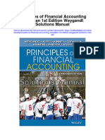 Principles of Financial Accounting Canadian 1st Edition Weygandt Solutions Manual