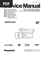 Panasonic AC 160 - Full Service Manual