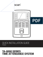 Safescan TA 8000 Series QIG FR 17 001