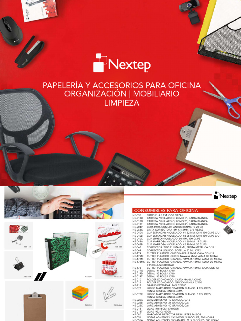 Catalogo Papeleria - NEXTEP | PDF | Calculadora | USB