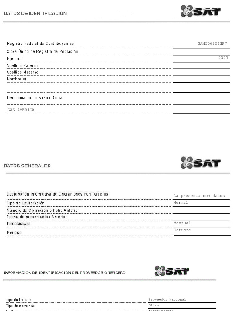 Informe Mensual de Proveedores 2023 | PDF