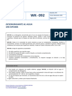 Wk-092-FT - Desengrasante Al Agua Cero Espuma - OK 2020
