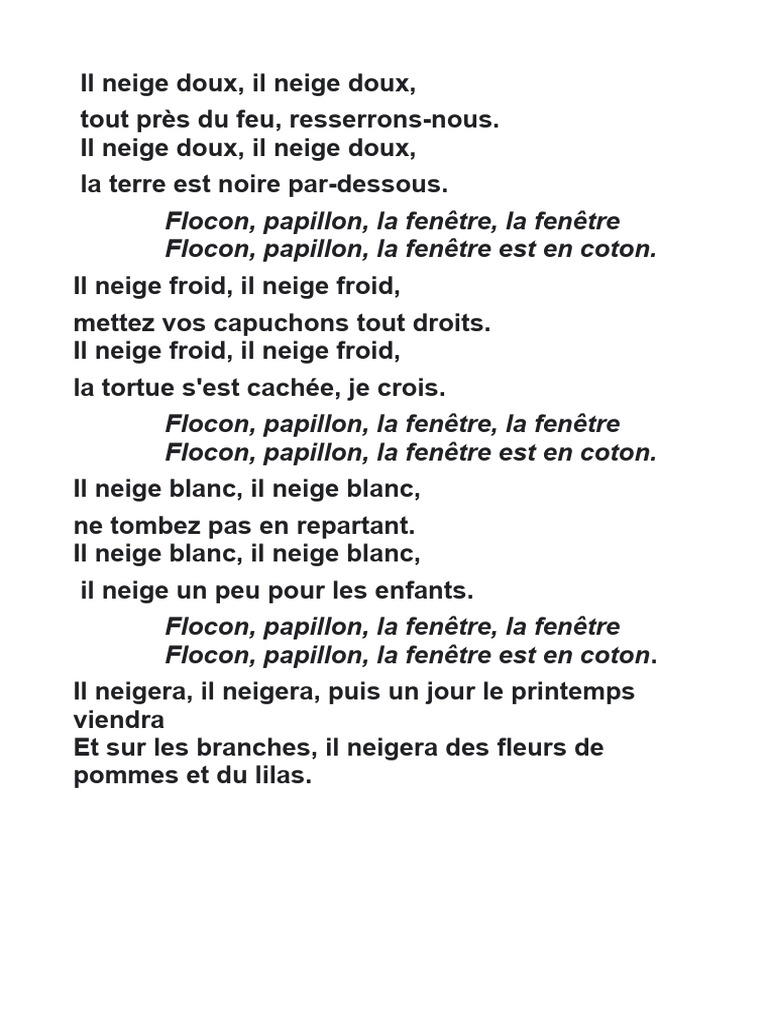 Il Neige | PDF