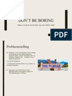 Module 1.3 - Don't Be Boring