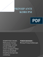 Prinsip Anti Korupsi - Pbak-6