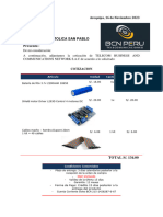 Cotizacion UCSP Bateria 18650 - Driver L293D - Cable Dupont Noviembre 2023 v1