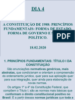 Dia 05 - Princípios Fundamentais - Forma de Estado, Forma de Governo e Sistema Político