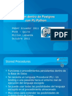 Python Dentro de Postgres Con PL/Python