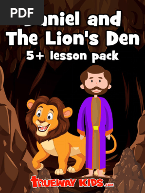 OT47 Daniel and the lions den 5+