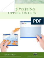 Web Writing Opportunities
