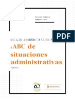 Guía de Administración Pública - ABC de Situaciones Administrativas - Versión 2