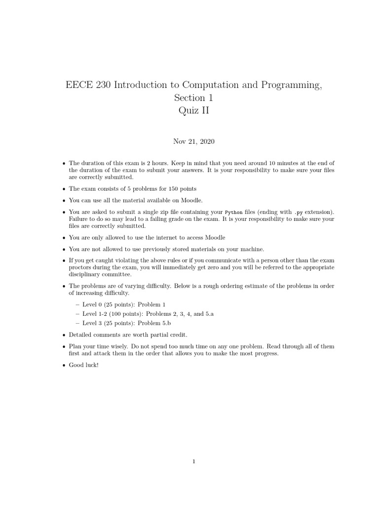 Quiz 2 fall 2021 pdf computer engineering computer science