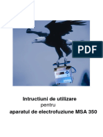 Carte Tehnica Electrofuziune MSA 350