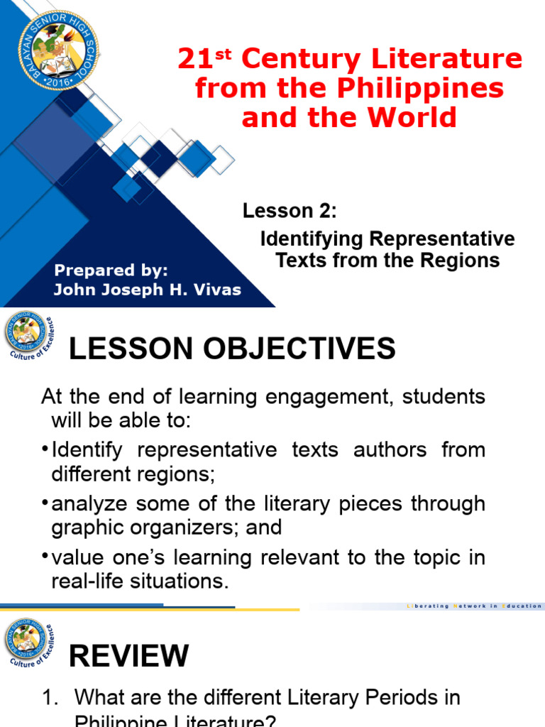 Identifying Regional Texts in Philippine Literature | PDF | Creative ...