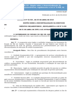 Decreto Est. Nº 42.436, de 30 ABR 2010