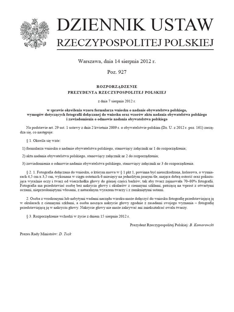 Jak Napisać Uzasadnienie Do Wniosku O Nadanie Obywatelstwa Polskiego
